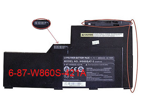 W860BAT-3 laptop battery
