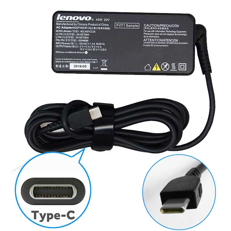 20v/2.25A - 45W Lenovo ThinkPad X395 20NM Chargeur pour Lenovo