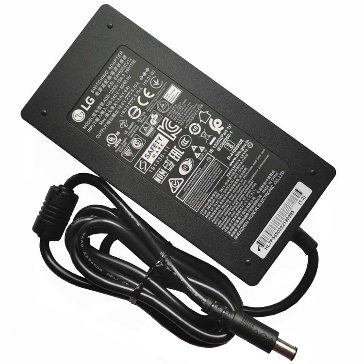 19V/5.79A - 110W LG ADS-110CL-19-3 Chargeur pour LG LED/LCD/TV 34UM88-P  32GK850G-B 34UC89G-B