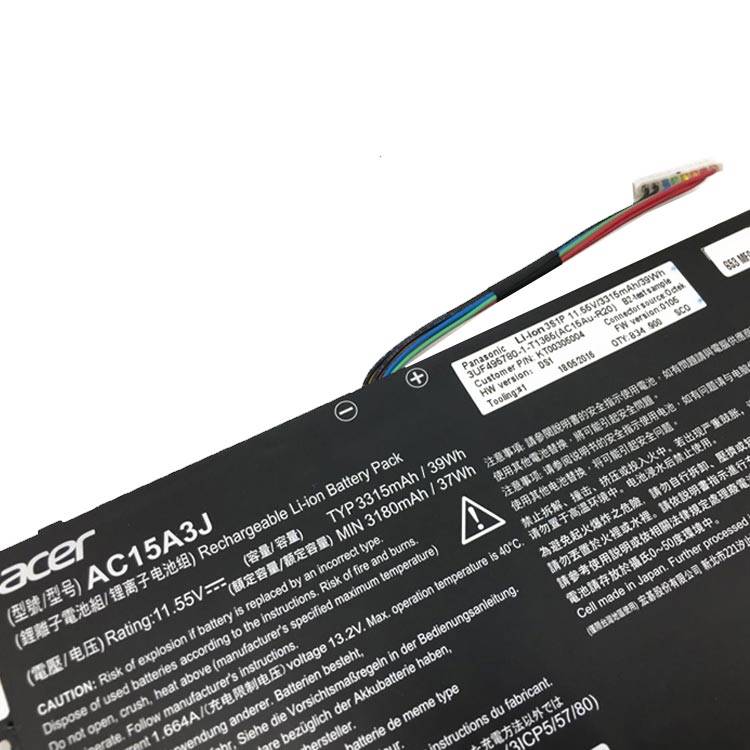 ACER Chromebook R 11 CB5-132T-C8ZW Batterie