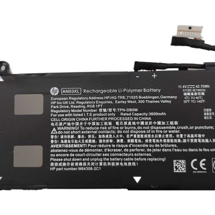 LENOVO HP Pro X360 Fortis 11 G9 Série Batterie