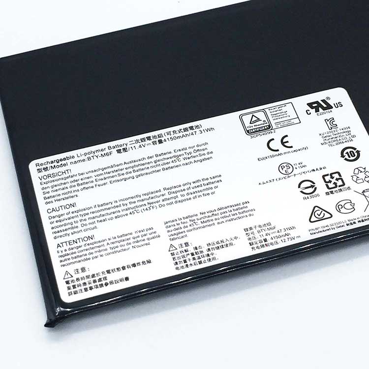 Msi 6QC Série Batterie