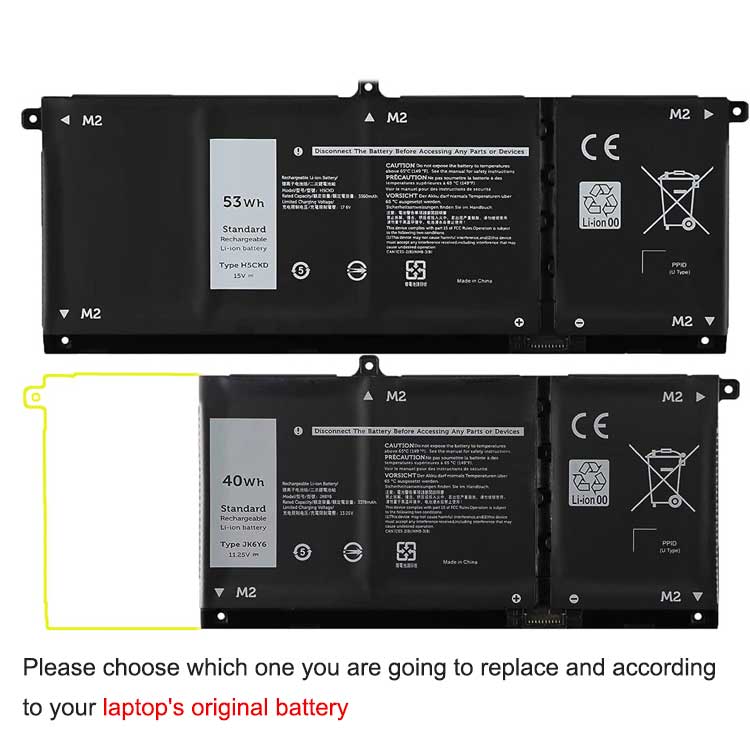 DELL H5CKD Batterie