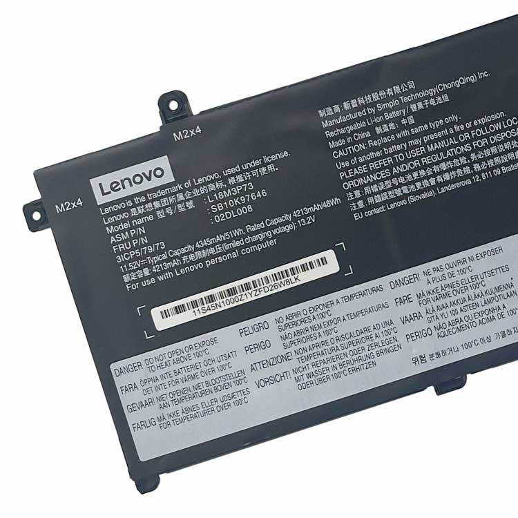 Lenovo ThinkPad T14 1st Gen Série. Batterie