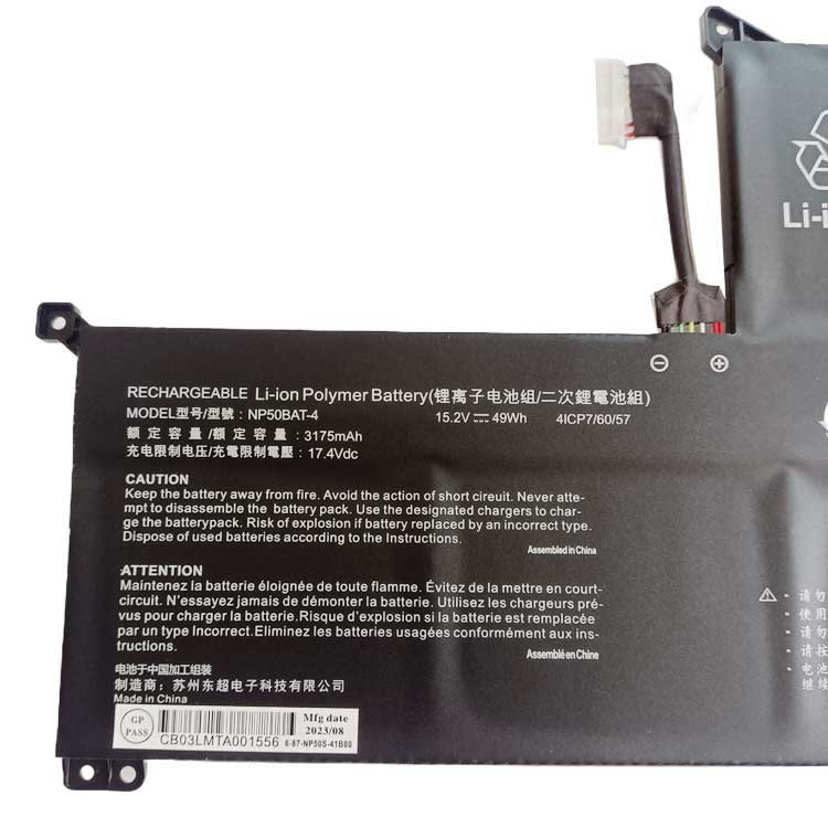 CLEVO Colorful Jiangxing x15 batterie Batterie