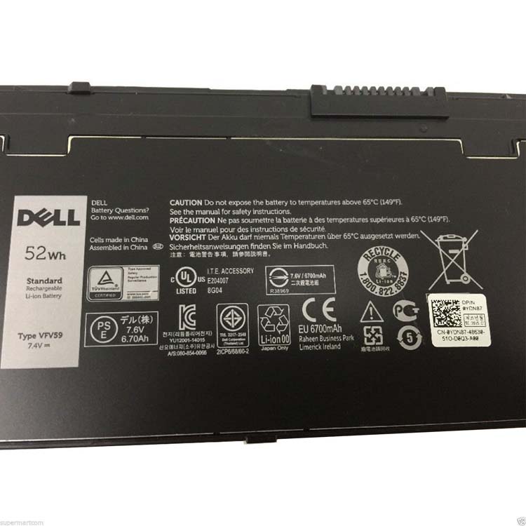 Dell Latitude E7250 Série Batterie