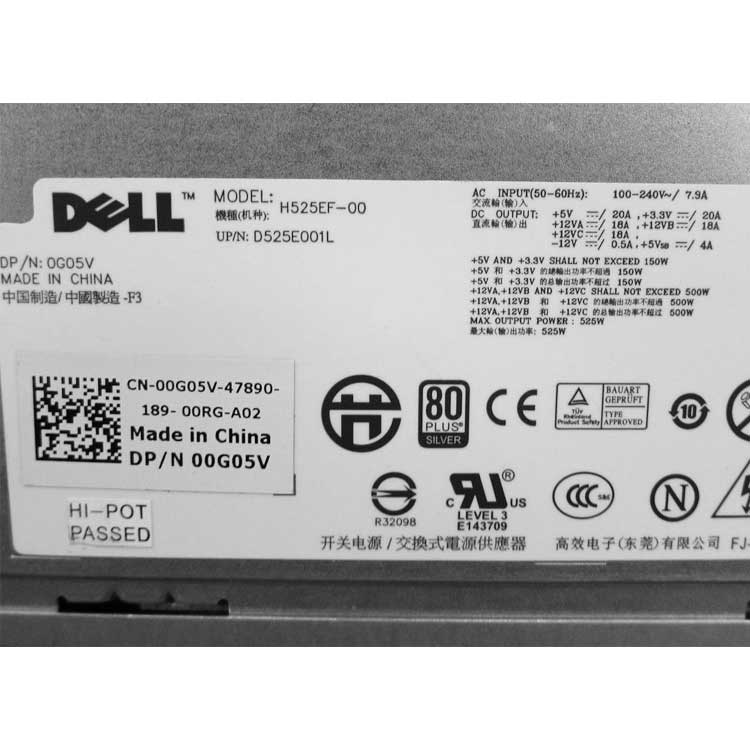 DELL NPS-525BB A Alimentation