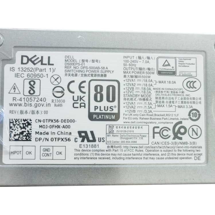 DELL VFFKJ Alimentation