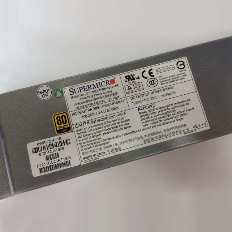 SUPERMICRO PWS-721P-1R Alimentation